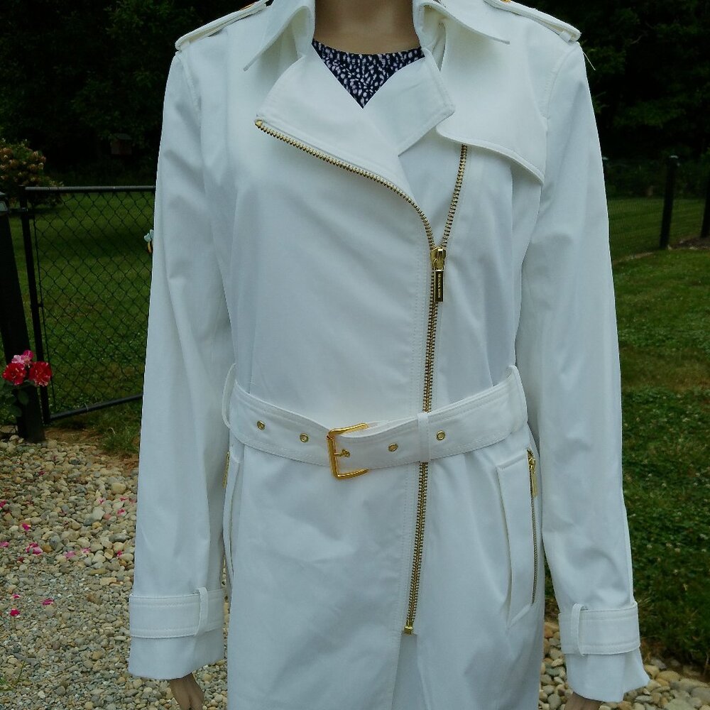 Michael Kors White Lightweight Jacket